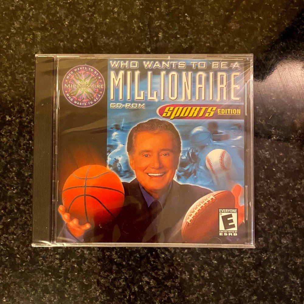 Vintage Who Wants to be a Millionaire Sports Edition CD-ROM 2000